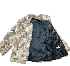 Vintage 70’s Genuine Rabbit Fur Patchwork Coat / Jacket.               MANY MORE FURS, FAUX FURS IN STORE ONLY