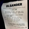 JIL SANDER. New. Black Blue Cotton Silk Sheath Dress