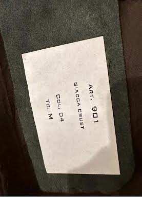 10SEI00TT0 Dieciseizerootto. Italy. Giacca Crust Brown Leather Layers Blazer