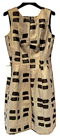 VIVIENNE WESTWOOD UK. NEW W/TAGS ANGLOMANIA "Joan" Gold Fit & Flare DRESS