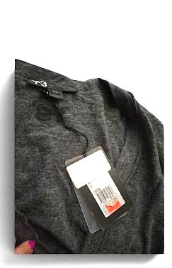 Yohji Yamamoto JAPAN. NEW W/TAGS  y-3 Extra Long Cardigan Sweater/Dress