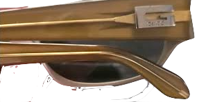 Gucci Italy. Vintage Rectangular Sunglasses EUC w/Hard Case