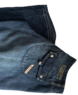 Parasuco Montreal/Italy.  New With Tags. Vintage Cult Flare Jeans Casual Blue Denim