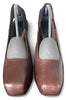 Marni Italy. Brown Leather Platform Chunky Heels  Sz 39.5IT  9 US