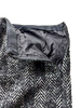 Issey Miyake Japan. Vintage Black/Gray Wool Mini Skirt