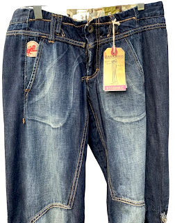 Parasuco Montreal/Italy.  New With Tags. Vintage Cult Flare Jeans Casual Blue Denim