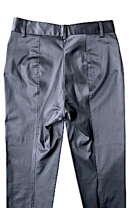 Vivienne Westwood UK. Anglomania  Steel Gray Tube Pipe Pants
