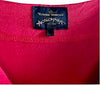 VIVIENNE WESTWOOD UK. Anglomania Red Draped Cowl Dress
