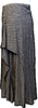 Yohji Yamamoto Japan. COLLECTION. Grey Cotton Animal Print Maxi Skirt