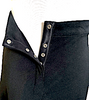 Marithe + Francois Girbaud Black Flowy Midi Skirt