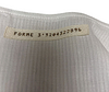 Forme D’Expression Italy. Linen/cotton beige white layered raw edge Skirt