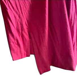VIVIENNE WESTWOOD UK. Anglomania Red Draped Cowl Dress