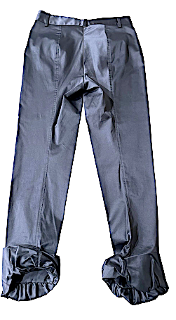 Vivienne Westwood UK. Anglomania  Steel Gray Tube Pipe Pants