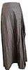 Yohji Yamamoto Japan. COLLECTION. Grey Cotton Animal Print Maxi Skirt