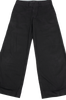 COMME des GARCONS Japan. TRICOT. Black Cotton Linen Canvas Wide Pants