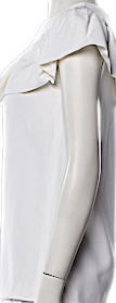 Miu Miu Italy. Vintage 2012 Collection Viscose Blend Off-The-Shoulder Blouse