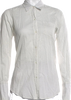Nili Lotan  Polka Dot Print Long Sleeve Button-Up Top