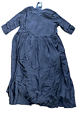 Hannoh Wessel France/Italy. NEW W/O TAGS. Black Cotton Dress