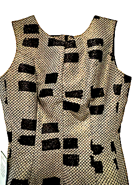 VIVIENNE WESTWOOD UK. NEW W/TAGS ANGLOMANIA "Joan" Gold Fit & Flare DRESS