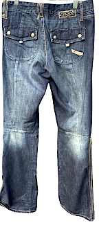 Parasuco Montreal/Italy.  New With Tags. Vintage Cult Flare Jeans Casual Blue Denim