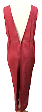 Issey Miyake Japan. NEW. New With Tags. "im product" Pink Pleats Apron Dress