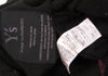YOHJI YAMAMATO JAPAN. Y's Eggplant, Black Dyed Wool Pilling Jacket