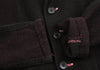 YOHJI YAMAMATO JAPAN. Y's Eggplant, Black Dyed Wool Pilling Jacket
