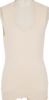 JOHN SMEDLEY LONDON. Beige Cotton Knit Sleeveless Shirt