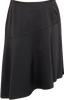 Jean-Paul GAULTIER Paris. FEMME, Black Acetate Blend Asymmetrical Shiny Skirt