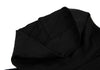 ISSEY MIYAKE JAPAN. 132.5 Black Wool High Neck Long Sleeve Shirt