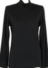 Comme des Garcons Japan. Tricot Black Wool High-neck Top