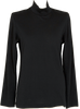 Comme des Garcons Japan. Tricot Black Wool High-neck Top