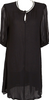 COMME DES GARCONS JUNYA WATANABE JAPAN. Black Semi-Sheer Pearl Neck Dress