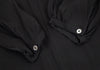 COMME DES GARCONS JUNYA WATANABE JAPAN. Black Semi-Sheer Pearl Neck Dress