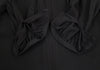 COMME DES GARCONS JUNYA WATANABE JAPAN. Black Semi-Sheer Pearl Neck Dress