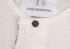 YOHJI YAMAMOTO JAPAN. Y's Inside-out embroidery White Sleeveless Top