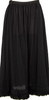 COMME des GARCONS JAPAN. robe de chambre Black Hem Faux Fur Skirt