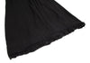COMME des GARCONS JAPAN. robe de chambre Black Hem Faux Fur Skirt