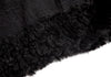 COMME des GARCONS JAPAN. robe de chambre Black Hem Faux Fur Skirt