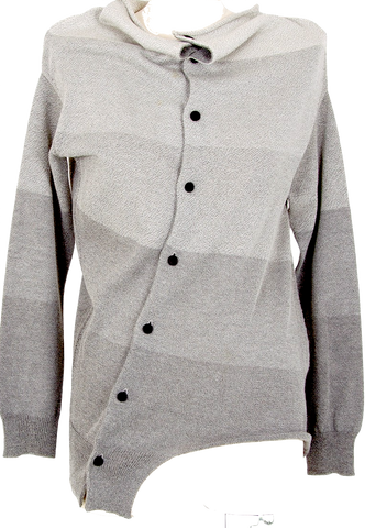 YOHJI YAMAMOTO JAPAN. Y's PINK LIMITED EDITION Bi-Color Black, Blue Raglan Knit Dress