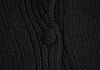 Dill SHIPS JAPAN. Black Wool Knit Jacket Button Accents