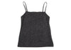 ISSEY MIYAKE JAPAN. FETE Charcoal Color Rayon Blend Stretch Camisole Top