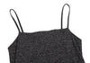 ISSEY MIYAKE JAPAN. FETE Charcoal Color Rayon Blend Stretch Camisole Top