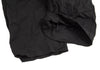 YOHJI YAMAMOTO JAPAN. Y's Striped Pocket Black Wrinkle Half Pants