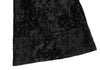 COMME des GARCONS JAPAN. TRICOT. Black Velour Switching Pattern Skirt
