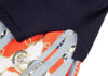 COMME des GARCONS COMME des GARCONS JAPAN. Navy/Grey Docking Dress Navy