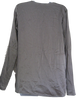 TRANSIT PAR SUCH. ITALY. SILK/ELASTANE BLEND LONG SLEEVE TOP
