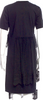 Simone Rocha Paris. Black Supima Cotton Midi Length Dress