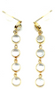 Jewelry Pierced London 18ct Gold Vintage 2.5ct Dangling Aquamaraine Earrings