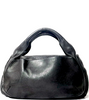 MICHIAMO JAPAN. Black Kipp Soft Leather Luxury Handbag